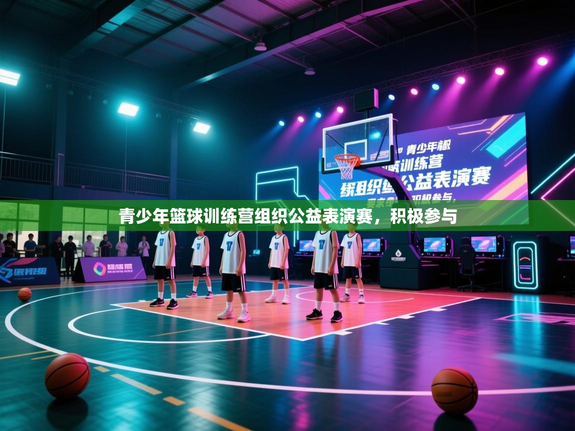青少年篮球训练营组织公益表演赛，积极参与